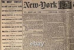 Civil War 10 Issues of the New York Tribune July 1864