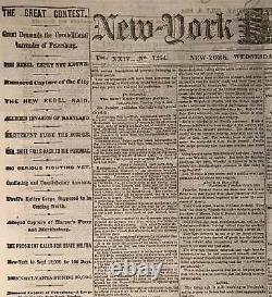 Civil War 10 Issues of the New York Tribune July 1864