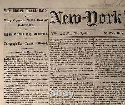 Civil War 10 Issues of the New York Tribune July 1864