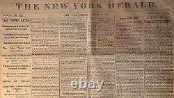 Civil War 15 Issues of the New York Herald Newspaper August-September 1861