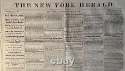 Civil War 15 Issues of the New York Herald Newspaper August-September 1861