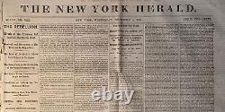 Civil War 15 Issues of the New York Herald Newspaper August-September 1861