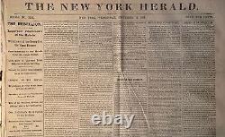 Civil War 15 Issues of the New York Herald Newspaper August-September 1861