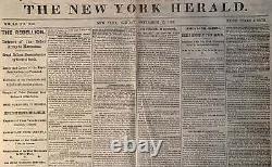 Civil War 15 Issues of the New York Herald Newspaper August-September 1861