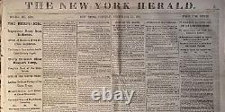 Civil War 15 Issues of the New York Herald Newspaper August-September 1861