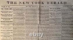 Civil War 15 Issues of the New York Herald Newspaper August-September 1861