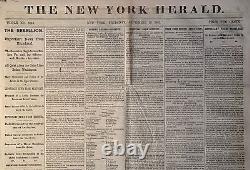 Civil War 15 Issues of the New York Herald Newspaper August-September 1861