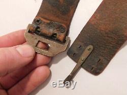 Civil War 1861 Pittman N. Y. Holster for Colt 1890 Army belt SN'ed buckle holder