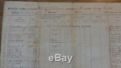 Civil War 1862 69th New York of the Corcoran's Irish Legion Muster Roll