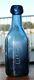 Civil War Antique Knickerbocker Soda Water Bottle C. C. Cobalt Blue Ny New York