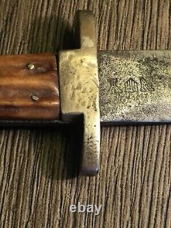 Civil War Belt Knife-Alexander-Sheffield England- 1860s New York