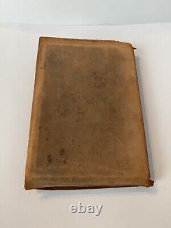 Civil War Book Songs Of The Blue And The Gray Suede Cover Antique VERY RARE