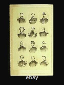 Civil War C. D. V. Of NEW YORK GENERALS Col. Rush Hawkins 9th N. Y. Infantry