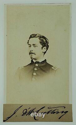 Civil War CDV Lt. James DeWitt Cutting, 2nd NY Cavalry by Addison/Washington