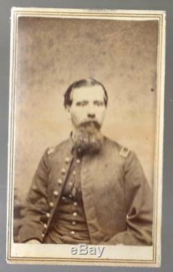 Civil War CDV Union Captain David Pletcher 10th New York Cavalry, 1st Prov NY Ca