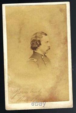 Civil War CDV Union Officer Bvt Colonel William L M Burger1st NY Engineers AAG