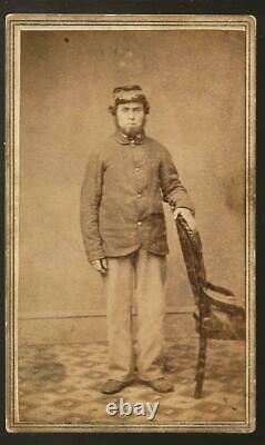 Civil War CDV Union Pvt John Hull 2nd New York HA DOD 1864