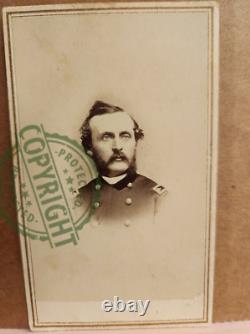 Civil War CDV of MajorJames S. Thurston, 109th NY Inf. And Paymaster, Syracuse