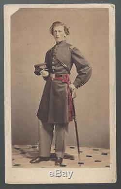 Civil War CDV of Union Captain Edward C Palmer 13th & 56th NY Infantry