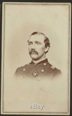 Civil War CDV's Colonel James W Snyder 9th NY Heavy Artillery, Corps Badge