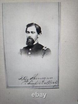 Civil War Captain Franklin O Sherman 10th NY Heavy Art & 6th NY Heavy Art. DC BM