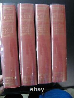 Civil War Confederacy Gen Robert E. Lee Freeman Biography 4 Vols Illus 1935 VG