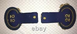 Civil War Era 22nd New York Infantry Shoulder Epaulets