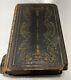 Civil War Era Family Name Embossed Bible Signed Alfred Bergen New Jersey 1856