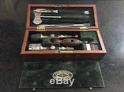 Civil War Era G. Tiemann & Co. 63 Chatham St N. Y. Trepanning Trephine Kit with COA