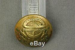 Civil War Georgia State Seal Coat Button Horstmann & Allien NY Bkmk