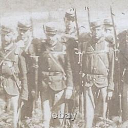 Civil War Group Photo 22nd New York State Militia Regiment Harpers Ferry VA 1862