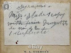 Civil War Id'd Carte De Visite Petite's Battery Photograph Wounded 1st NY L. A