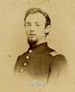 Civil War Ink I'd CDV Isaac L. Huntington 10th New York Heavy Artillery Co. F