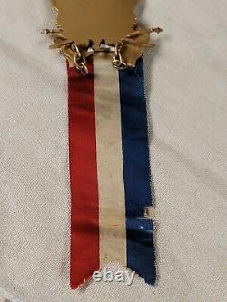Civil War Jamestown 112th N Y V Regiment NY Medal Ribbon 7th Co. Sharp Shooters