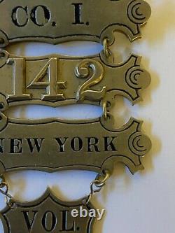 Civil War Ladder Badge 142nd New York Volunteer Infantry Especially Nice