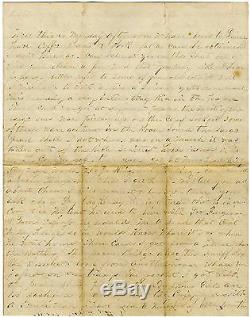 Civil War Letter 23rd New York Light Artillery 1863