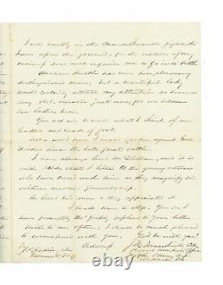 Civil War Letter 44th New York Sees Father at Fredericksburg Battlefield