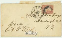 Civil War Letter Artemas Wood New York Cavalry Trooper from Elmira