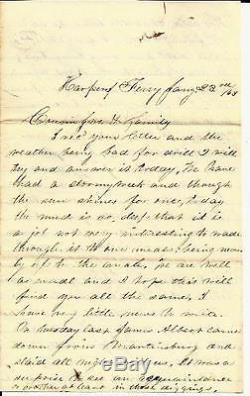 Civil War Letters NY 6th Marched Where Stonewall Jackson Said to be