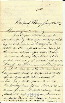 Civil War Letters NY 6th Marched Where Stonewall Jackson Said to be
