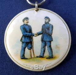Civil War Medal Pin Pinback 121st New York Volunteer Infantry Upton's Red Cross