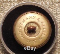 Civil War New Jersey NJ7D state seal coat button with Horstmann & Allien / NY b/m