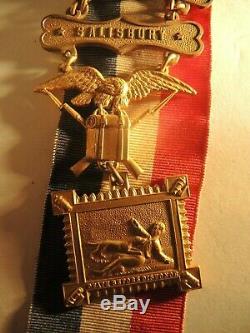 Civil War New York POW medal with 3 bars Libby, Belle Isle, Salisbury