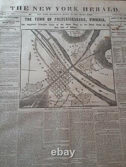 Civil War Newspapers- FUNERAL OF COMMODORE LEVY 1st JEWISH COMMANDER, J W BOOTH