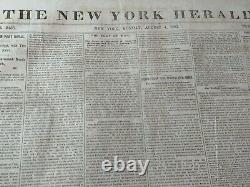 Civil War Newspapers- THE GREAT BATTLEFIELD OF THE UNION- MAP, McCLELLAN, POPE