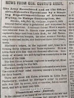 Civil War Newspapers- THE GREAT BATTLEFIELD OF THE UNION- MAP, McCLELLAN, POPE