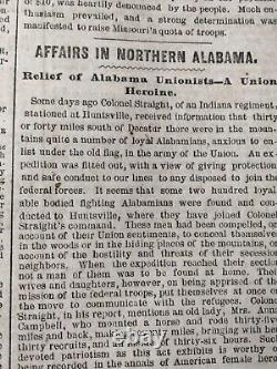 Civil War Newspapers- THE GREAT BATTLEFIELD OF THE UNION- MAP, McCLELLAN, POPE