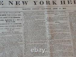 Civil War Newspapers- Thomas Simms- Boston Fugitive Slave Case, Negro Convention