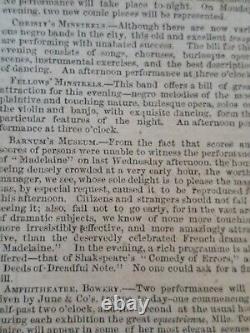 Civil War Newspapers- Thomas Simms- Boston Fugitive Slave Case, Negro Convention