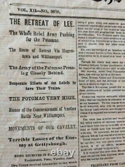 Civil War Newspapers- VICKSBURG- VICTORY! GENERAL GRANT'S JULY 4th CELEBRATION